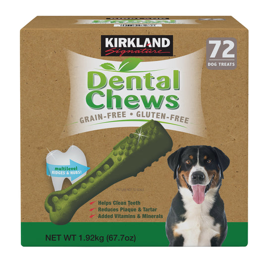 KIRKLAND SIGNATURE DENTAL CHEW GRAIN FREE 4.2 LB