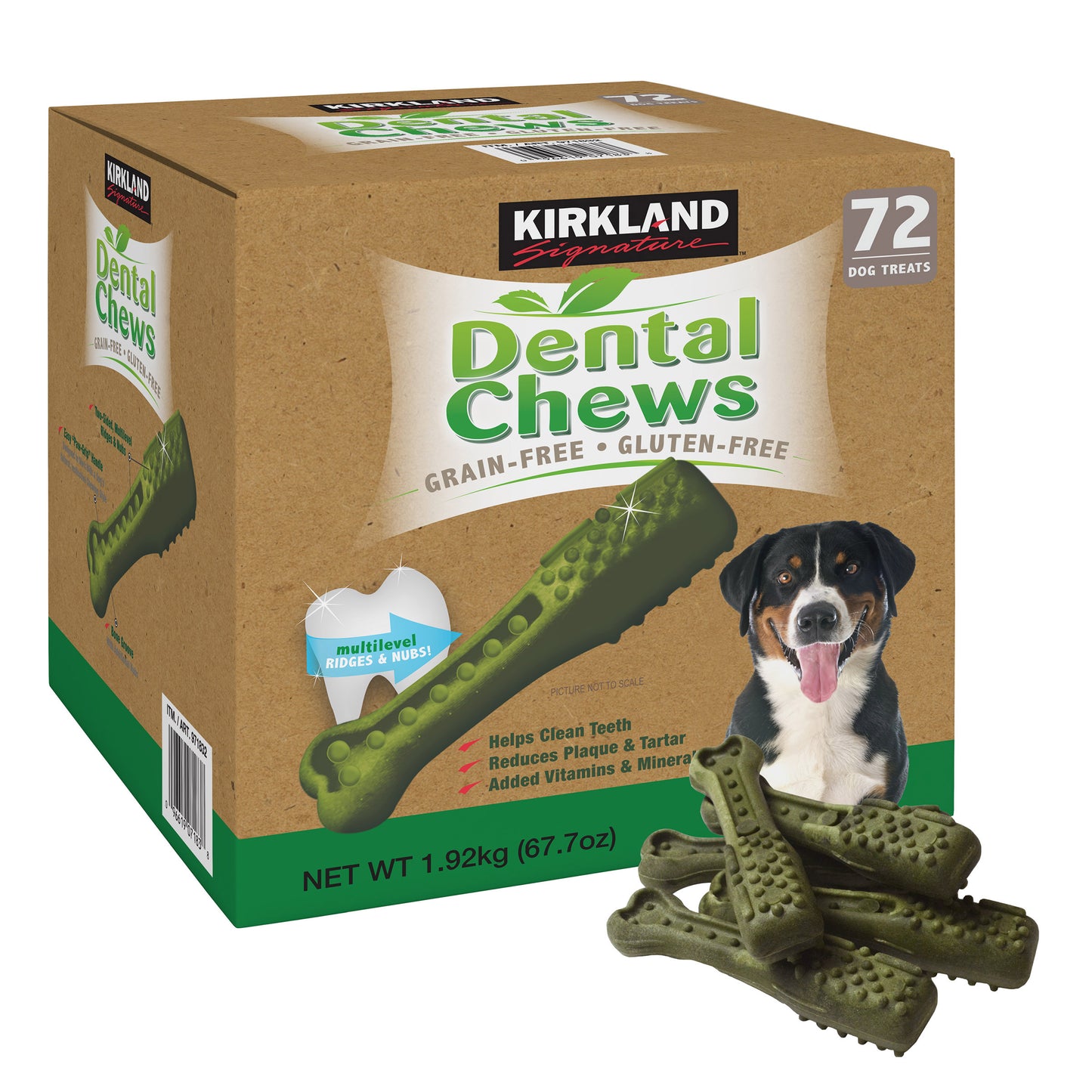 KIRKLAND SIGNATURE DENTAL CHEW GRAIN FREE 4.2 LB