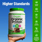 Orgain Organic 21g Plant-Based Protein Powder, Creamy Chocolate Fudge 2.74 lbs.