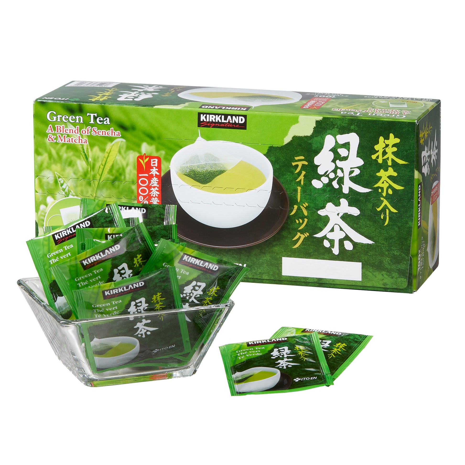 KIRKLAND SIGNATURE JAPANESE GREEN TEA 100 TEA BAGS