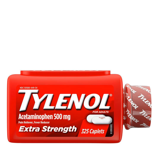 Tylenol Extra Strength Caplets, 500 mg., Acetaminophen, 325 ct.