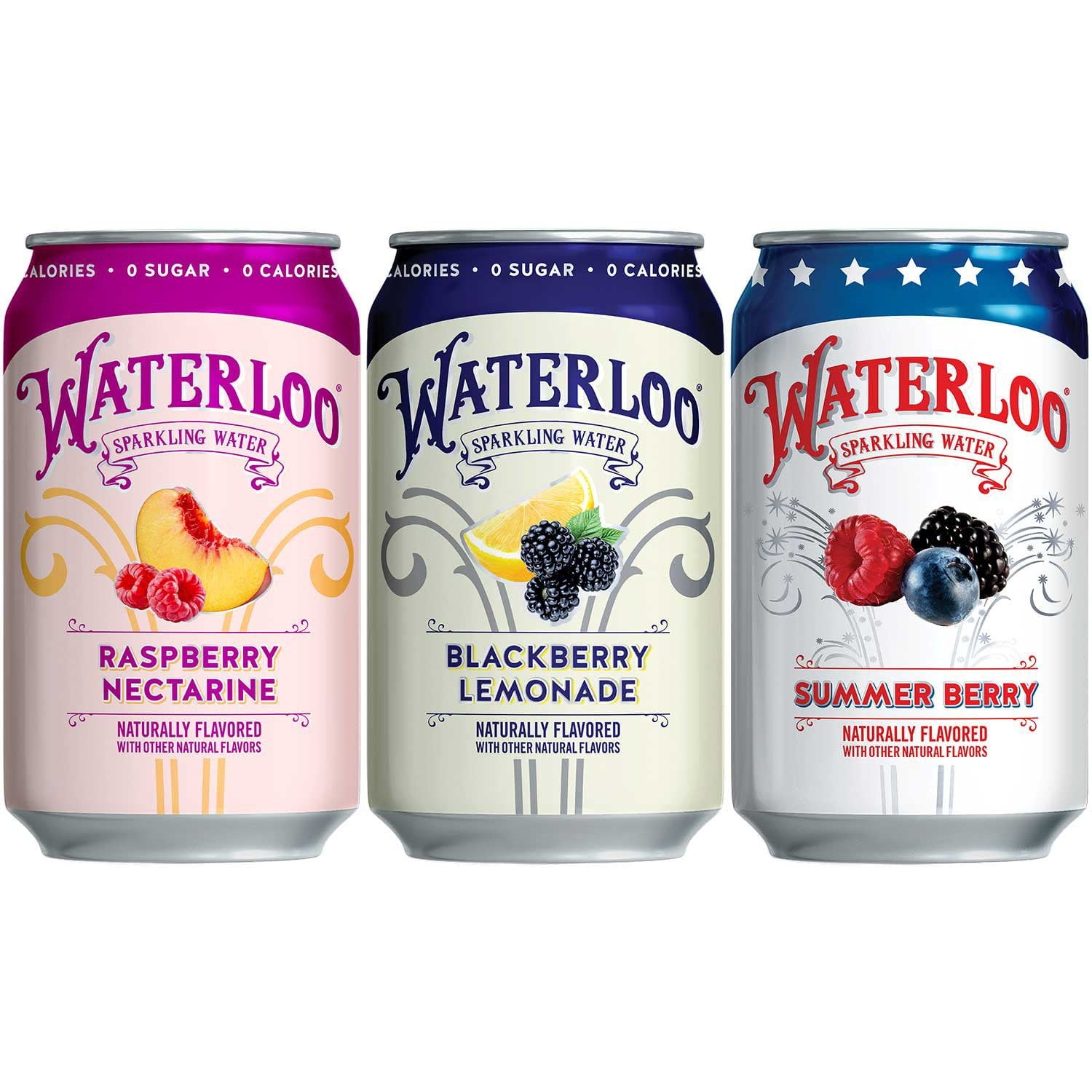 Waterloo Sparkling Water Variety Pack 12 fl. oz., 24 pk.