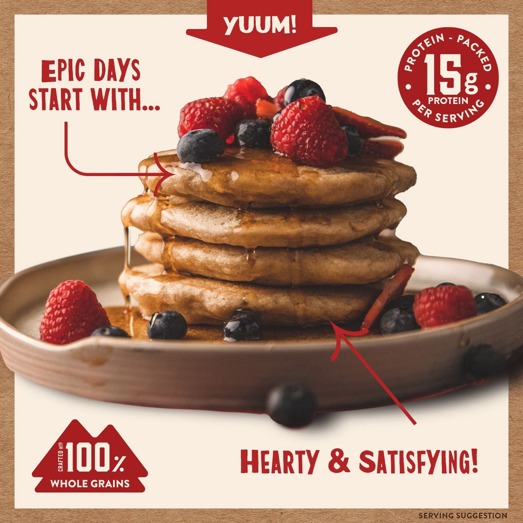 Kodiak Cakes Power Cakes Flapjack and Waffle Mix, 72 oz.