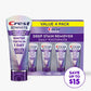 Crest 3D White Deep Stain Remover Whitening Toothpaste, 2.1 oz., 4 pk.