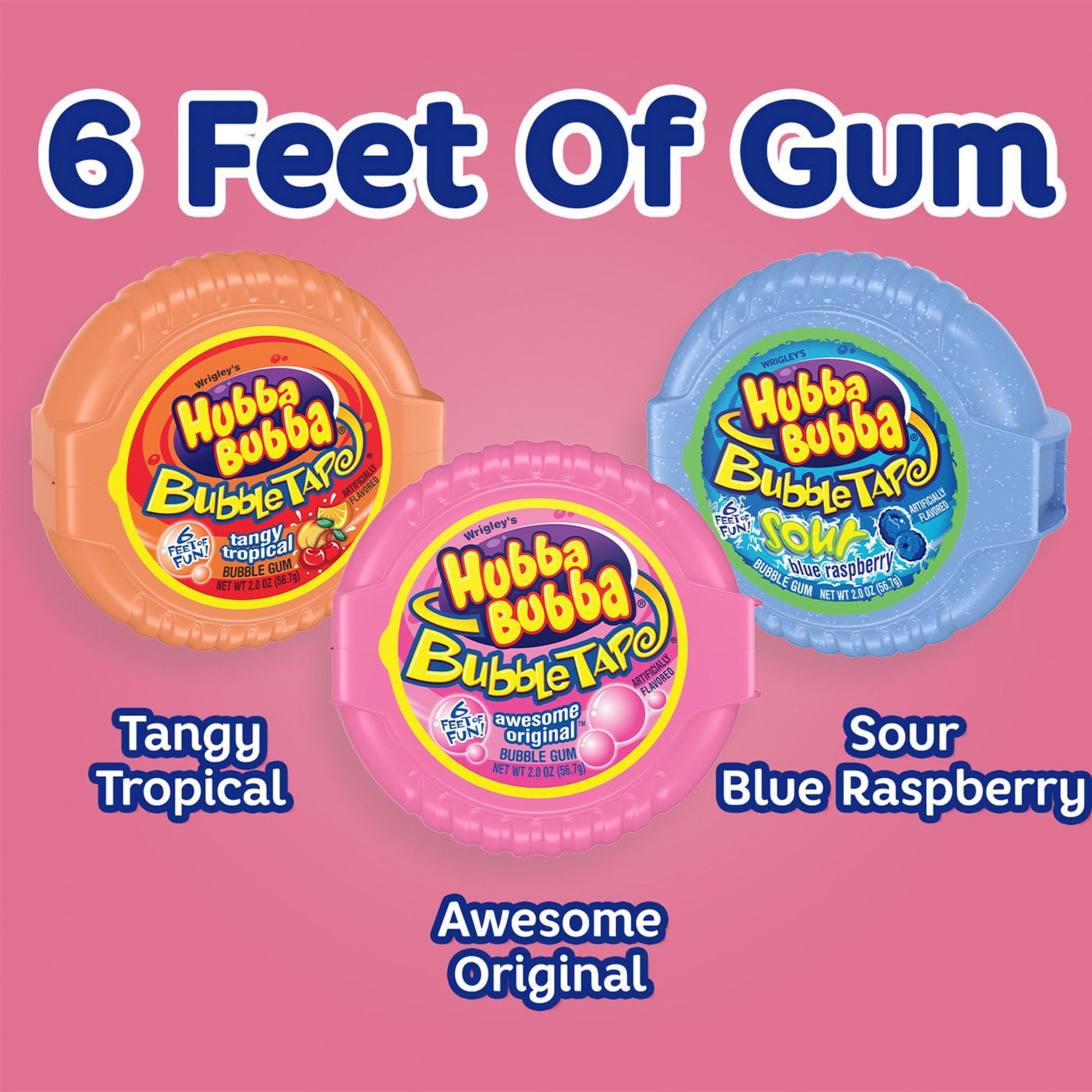 Hubba Bubba Bubble Tape Gum, 2 oz., 12 pk.