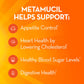 Metamucil Psyllium 4in1 Fiber Supplement Powder, Orange, 55 oz., 2 pk.