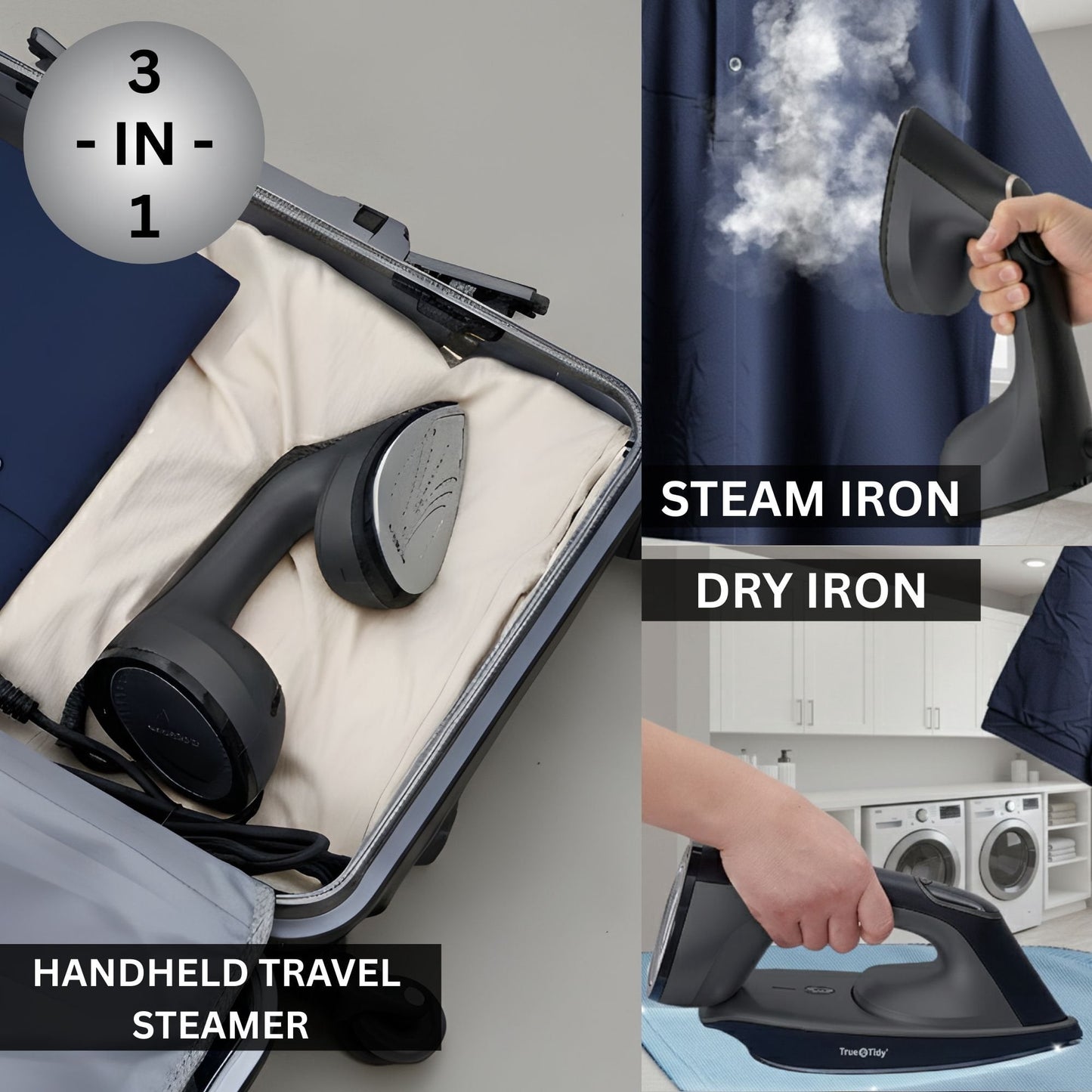 True & Tidy DuoPress XL Iron & Steamer