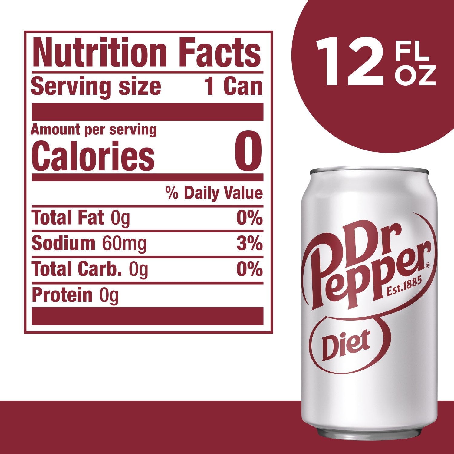 Diet Dr Pepper Soda, 12 fl. oz., 35 pk.