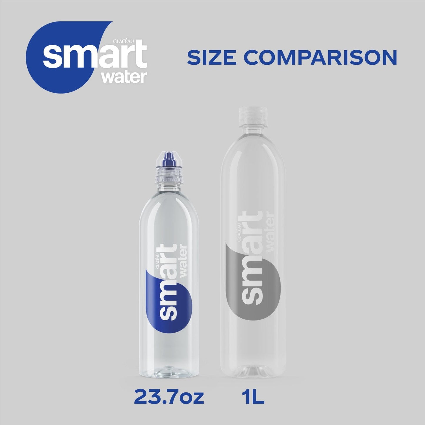 SmartWater Vapor Distilled Premium Water Bottles, 23.7 fl oz., 15 pk.
