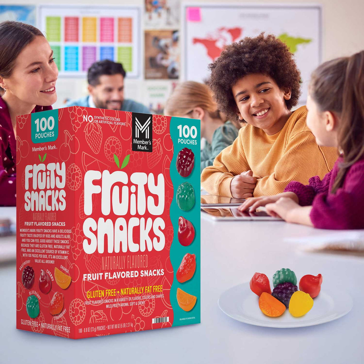 Member's Mark Fruity Snacks, 0.8 oz., 100 pk.