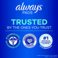Always Ultra Thin Regular Pads with Wings, Size 1, 96 ct.