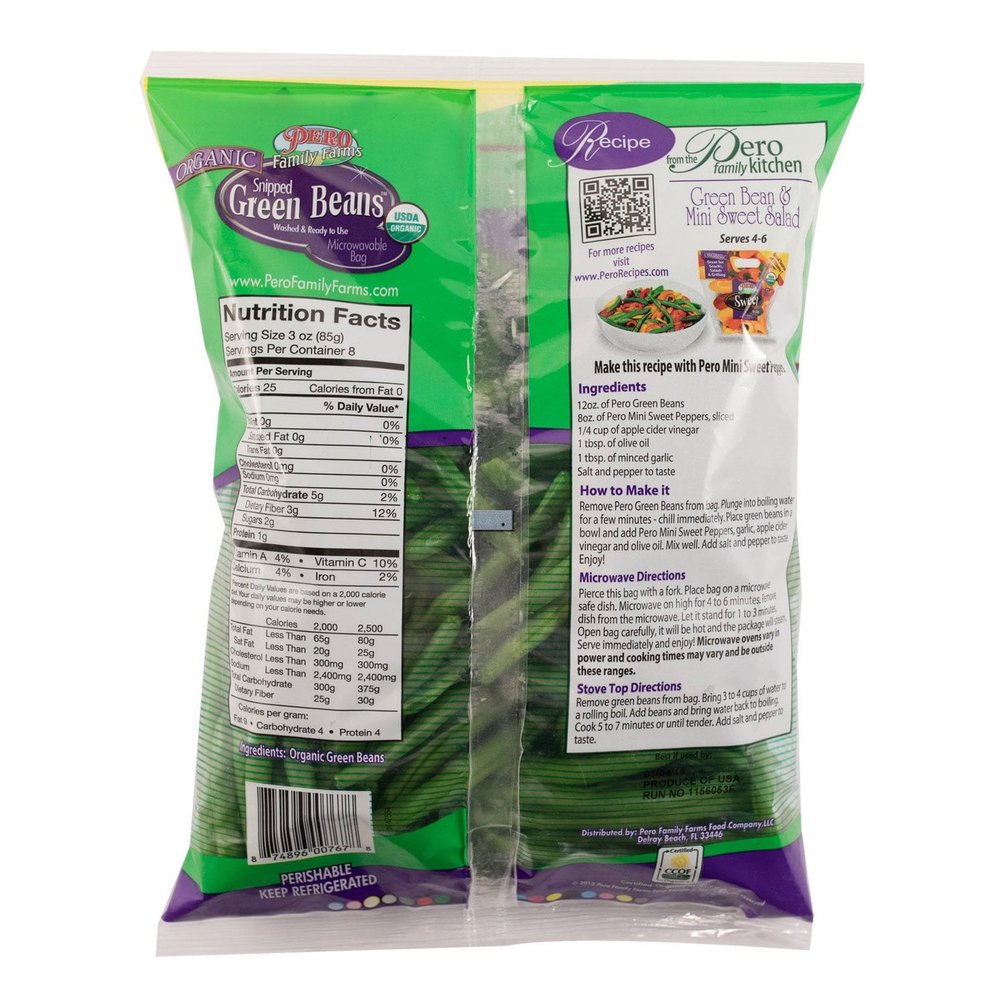Organic Green Beans, 28 oz.