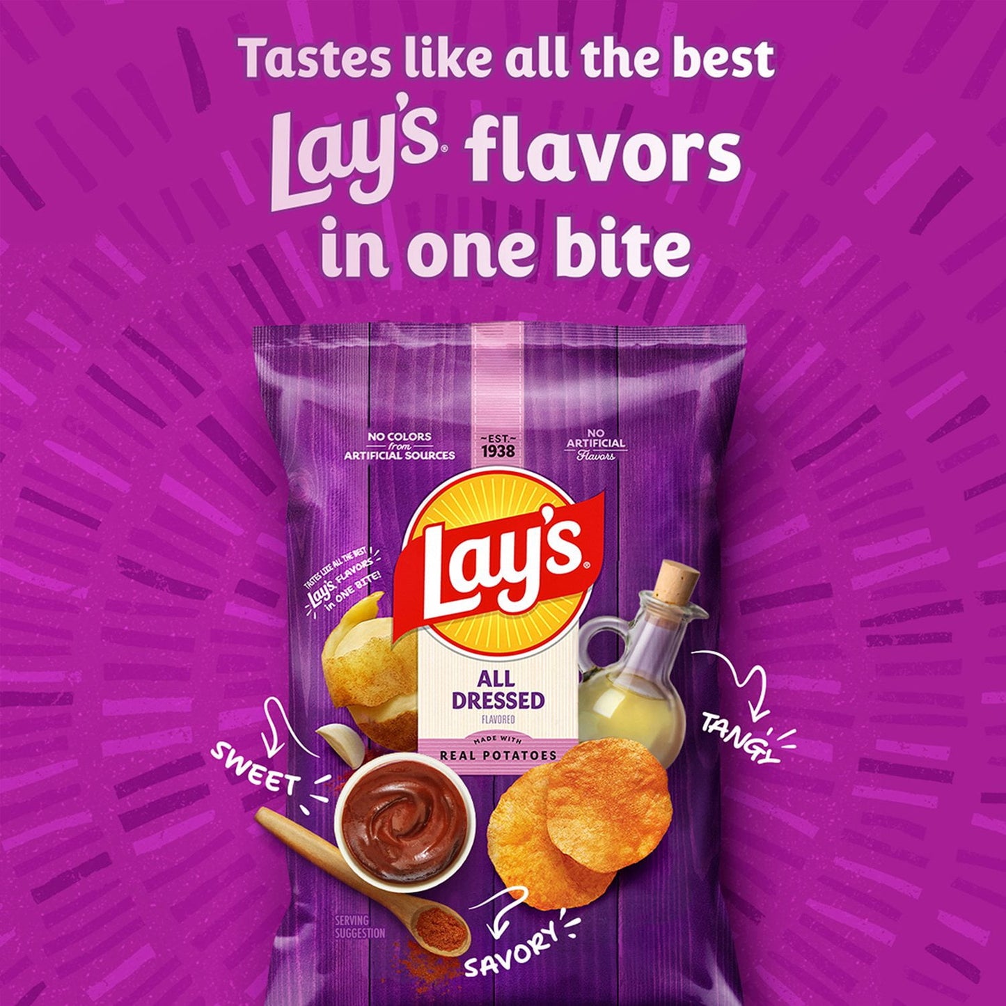 Lay's Potato Chips Variety Pack, 1 oz. 50 pk.