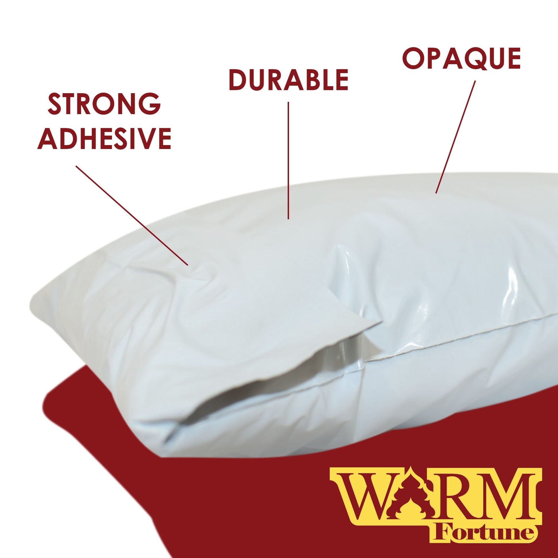 Opaque White Mailing and Shipping Poly Mailer - 10"x13" / 1 PK/100 BAGS