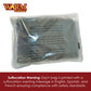 1 Pack 11"x14" Clear Poly Bag, Sets of 100; Self-Sealing Suffocation Warning Mailer Bags - Default Title