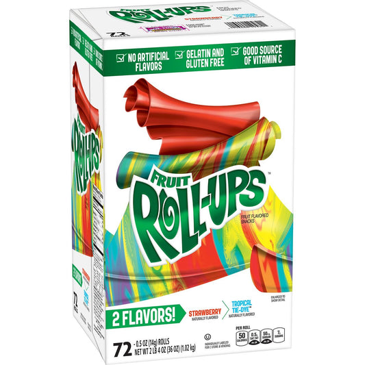 Fruit Roll-Ups Variety Pack (.5 oz, 72 ct.)