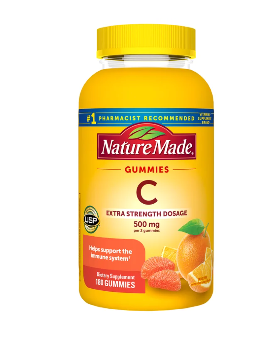Nature Made Extra Strength Vitamin C 500 mg, 180 Gummies