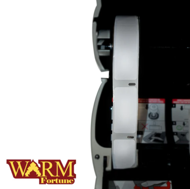 Warm Fortune Address & Multipurpose Adhesive White Paper Labels (1”x2-⅛, 1-⅛”x3-½)