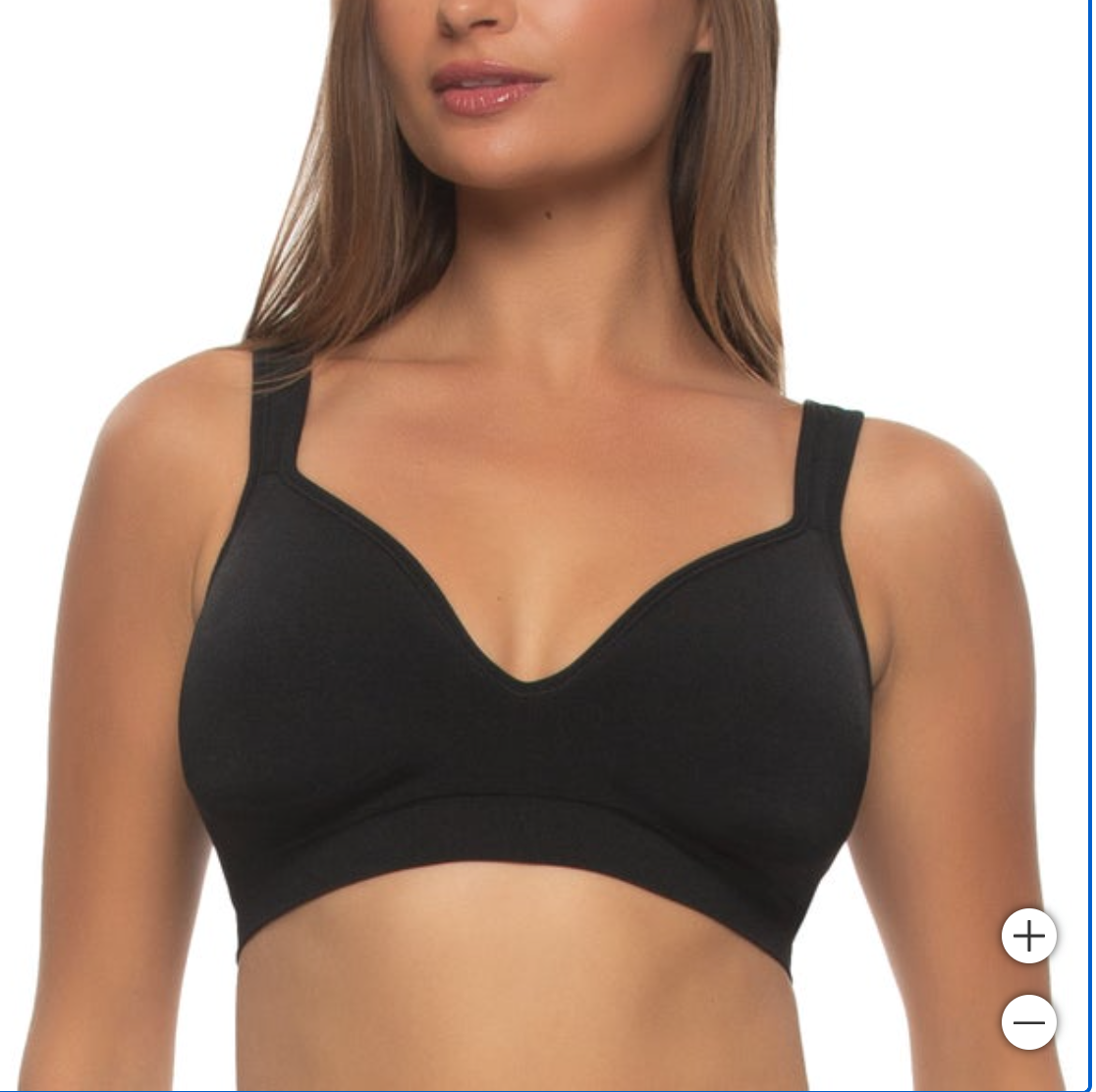Felina Women's Adaptive Cup Wire Free Bra, 2-pack