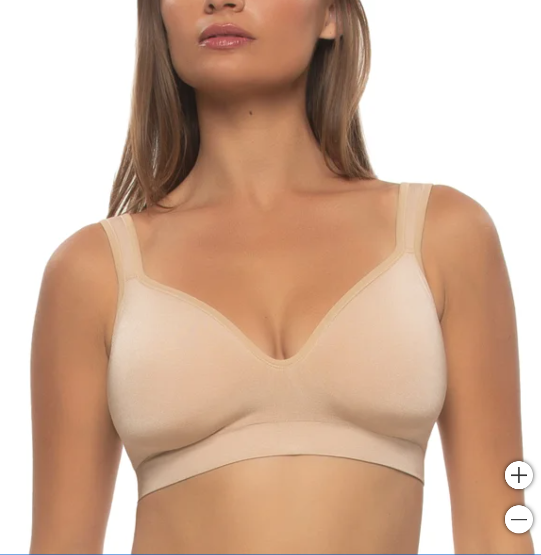 Felina Women's Adaptive Cup Wire Free Bra, 2-pack