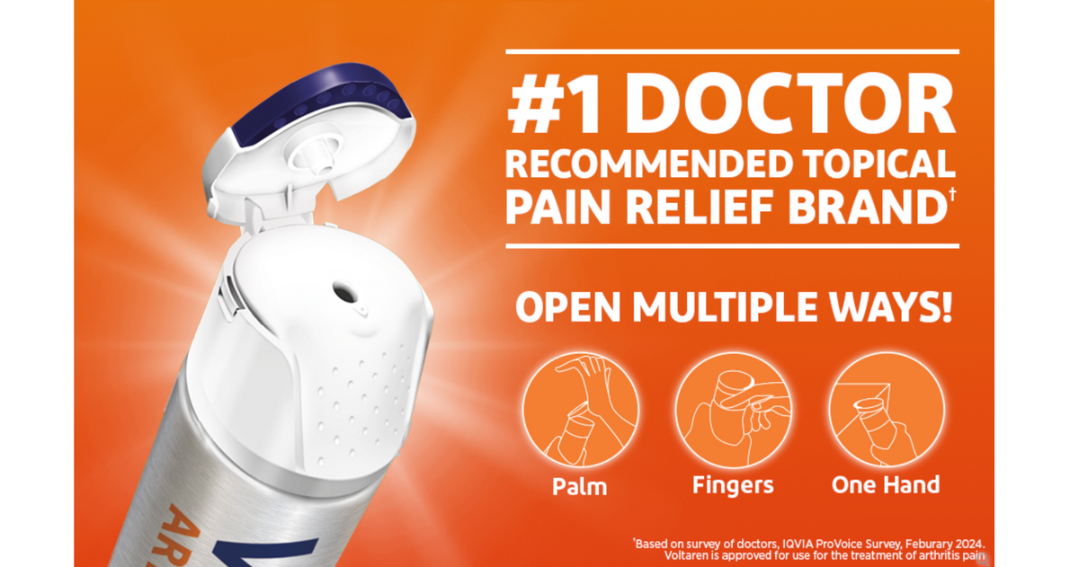 Voltaren Diclofenac Sodium Topical Arthritis Pain Relief Gel Tube - 5.3 oz