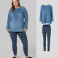 WOMEN'S 2PC PLUSH SLEEP SET