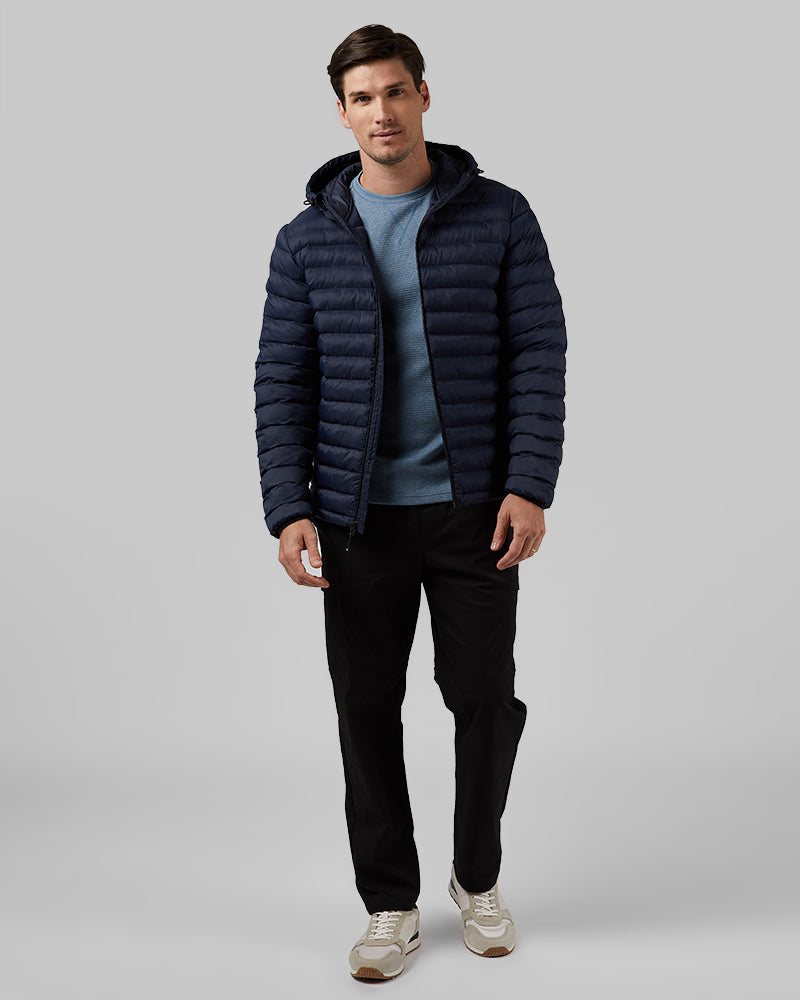 MEN'S LIGHTWEIGHT PACKABLE HOODED JACKET