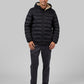 MEN'S HOODED SHERPA-LINED JACKET
