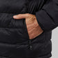 MEN'S HOODED SHERPA-LINED JACKET