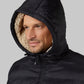 MEN'S HOODED SHERPA-LINED JACKET