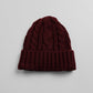 CABLE KNIT BEANIE