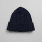 CABLE KNIT BEANIE