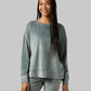 WOMEN'S SOFT VELOUR CREW TOP