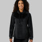 WOMEN'S SOFT VELOUR FUNNEL NECK TOP