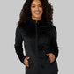 WOMEN'S SOFT VELOUR HOODED FULL-ZIP