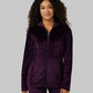 WOMEN'S SOFT VELOUR HOODED FULL-ZIP