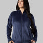 WOMEN'S SOFT VELOUR HOODED FULL-ZIP