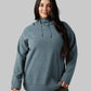 WOMEN'S SHORTHAIR SHERPA PULLOVER HOODIE