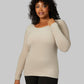 WOMEN'S HEAVYWEIGHT FLEECE BASELAYER SCOOP TOP