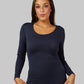 WOMEN'S LIGHTWEIGHT BASELAYER SCOOP TOP