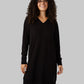 WOMEN'S SOFT SWEATER KNIT VNECK DRESS