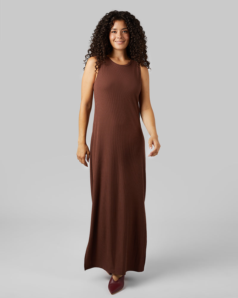 WOMEN'S SOFT RIB MAXI DRESS