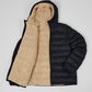 MEN'S HOODED SHERPA-LINED JACKET