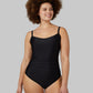 WOMEN'S SQUARE NECK ONE PIECE SWIMSUIT