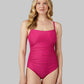 WOMEN'S SQUARE NECK ONE PIECE SWIMSUIT