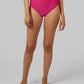 WOMEN'S HIGH-WAIST BIKINI SWIM BOTTOM