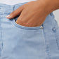 WOMEN'S STRETCH COMFORT JEAN SKIRT