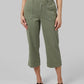WOMEN'S MINI KNIT TWILL CAPRI
