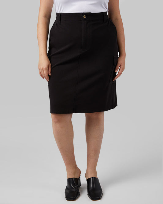 WOMEN'S STRETCH TWILL CARGO SKIRT