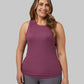 WOMEN'S SOFT RIB HIGH NECK TANK